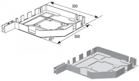 ДорХан Крышка боковая RK30007 бордо