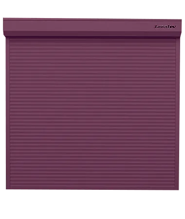 ДорХан Рольворота 4400х1000 цвета RAL 3005 (бордовый) невзломостойкие с автоматикой