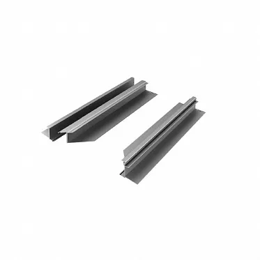 ДорХан Комплект нижней части калитки RAL9006, левая калитка, WD-BL(grey)