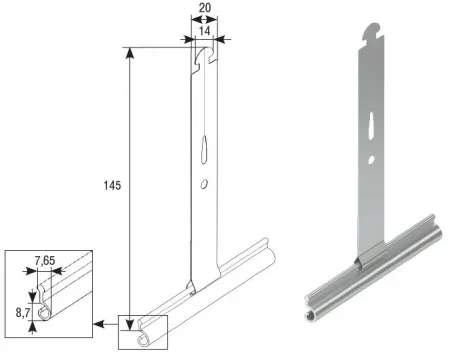 ДорХан Пружина тяговая RS160, RS160