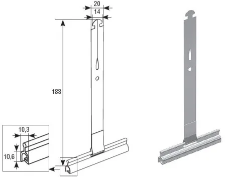 ДорХан Пружина тяговая RS190, RS190