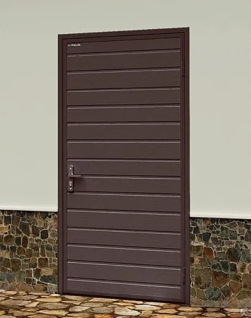 ДорХан Дверь DoorHan/880/2050/УЛЬТРА(B)/475/8017 доска/9003 доска/левая/с угловой рамой/серебро/ключ-ключ, DUB-880/475/8017/9003/N/L
