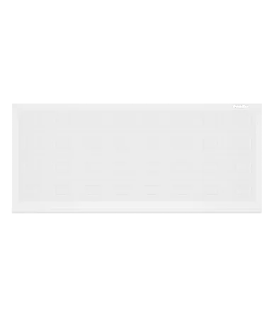 ДорХан Откатные ворота 4200х1500 цвета RAL 9003 (белый) с дизайном 'филенка' без автоматики