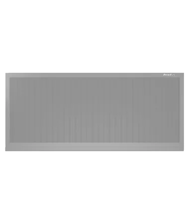 ДорХан Откатные ворота 2200х2000 цвета RAL 7004 (серый) с дизайном 'доска' без автоматики