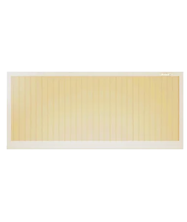 ДорХан Откатные ворота 4300х1900 цвета RAL 1014 (бежевый) с дизайном 'доска' без автоматики