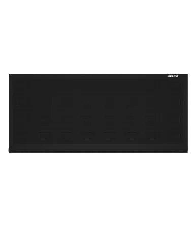 ДорХан Откатные ворота 3200х1600 цвета RAL 7016 (антрацит) с дизайном 'филенка' без автоматики