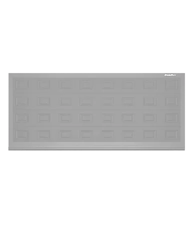 ДорХан Откатные ворота 2600х1900 цвета RAL 7004 (серый) с дизайном 'филенка' с автоматикой