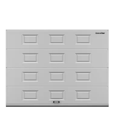 ДорХан Секционные ворота стальные 2500х2700 цвета RAL 9006 (серебристый) с дизайном 'филенка' без автоматики