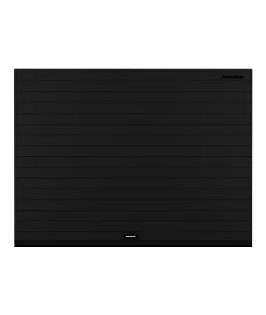 ДорХан Секционные ворота стальные 2400х2100 цвета RAL 7016 (антрацит) с дизайном 'доска' без автоматики