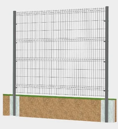 ДорХан Система ограждений 140000х2050 цвета RAL 7004 (серый)
